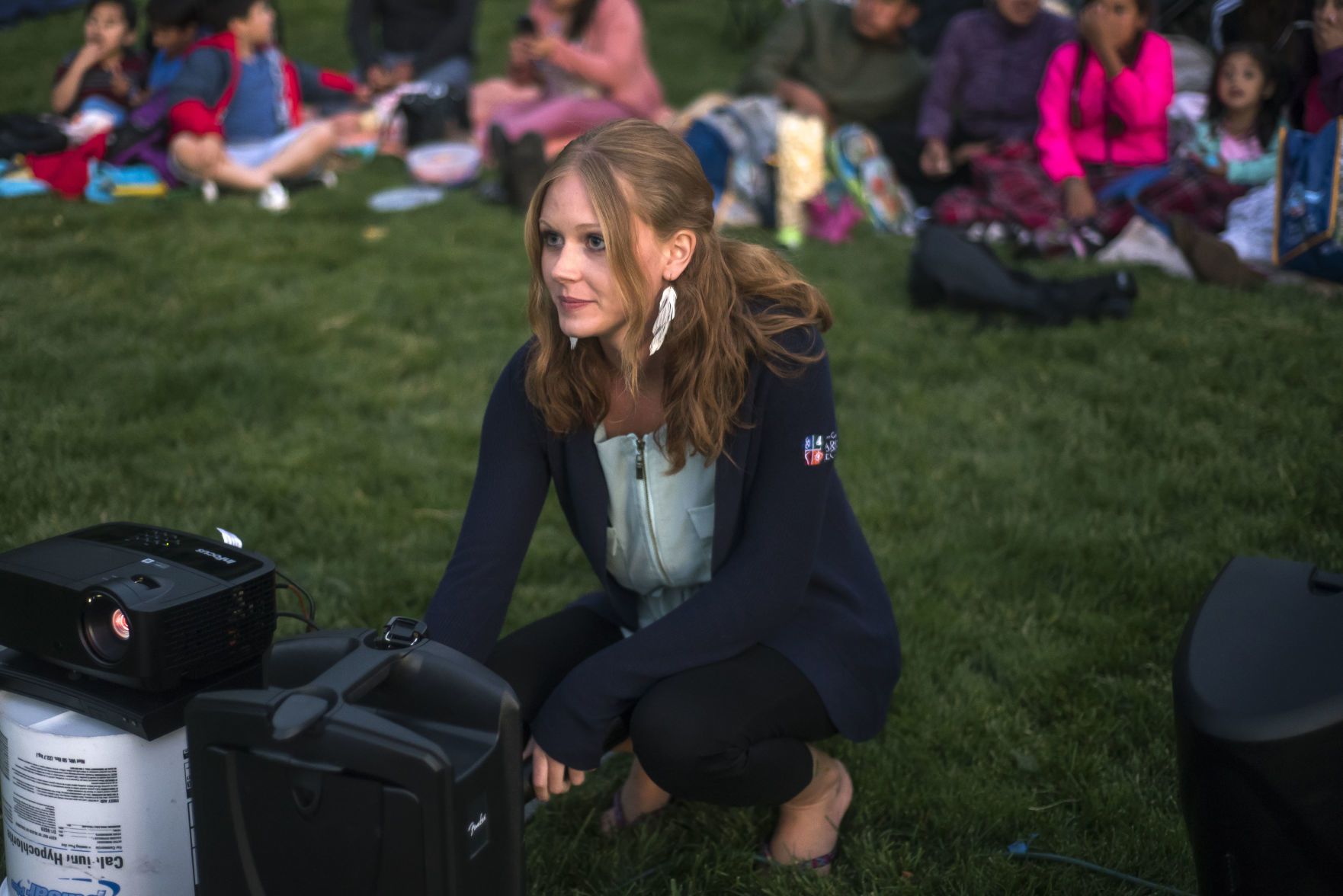 Spanish movies at the park